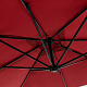Aga Parasol ogrodowy składany na wysięgniku 250 cm 2,5 m czerwony MR2048