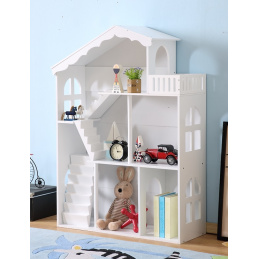 LULILO Półka regał domek na książki zabawki 2w1 CALLA 116cm XXL