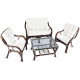 Aga Zestaw rattanowy BUTEO Choco White