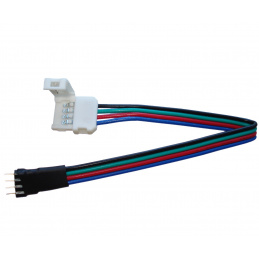 Złącze do TAŚMY LED - RGB - 10mm - 4pin - TAŚMA / KONTROLER