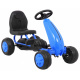 Pierwszy Gokart na pedały dla najmłodszych Niebieski + Napęd łańcuchowy + Koła z gumą