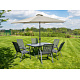 Linder Exclusiv Knick parasol 250 cm Beżowy