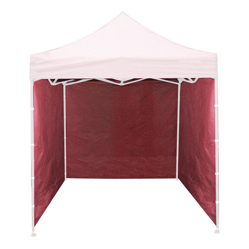 Aga Ścianka boczna do stoiska handlowego 2x2m Bordowa