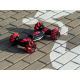 Samochód RC Stunts dancing stunt 360 czerwony