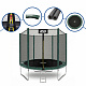 Trampolina ogrodowa SPORT TOP 250cm Ciemno zielona + siatka zabezpieczająca + drabinka