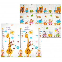 Aga4Kids MATA PIANKOWA EDUKACYJNA DWUSTRONNA SKŁADANA 200x180 cm MR133