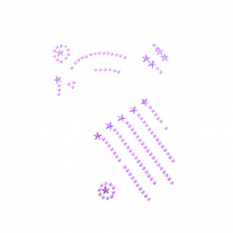 Aga4Kids Samoprzylepne cyrkonie DS8113W