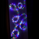 Lampki LED łańcuch sznur wąż ślub wesele 10m 100LED multikolor