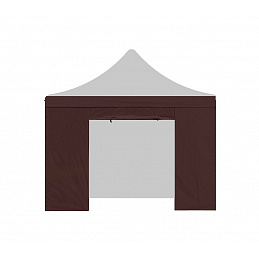 Aga Ściana boczna z drzwiami PARTY 3x3 m Brązowy