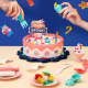 Aga4Kids TORT URODZINOWY KREATYWNY ZESTAW PLASTYCZNY DO CIASTOLINY