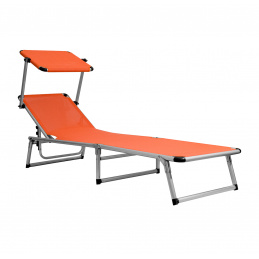 Aga Leżak ogrodowy GARDEN EXCLUSIVE MC372310O Pomarańczowy