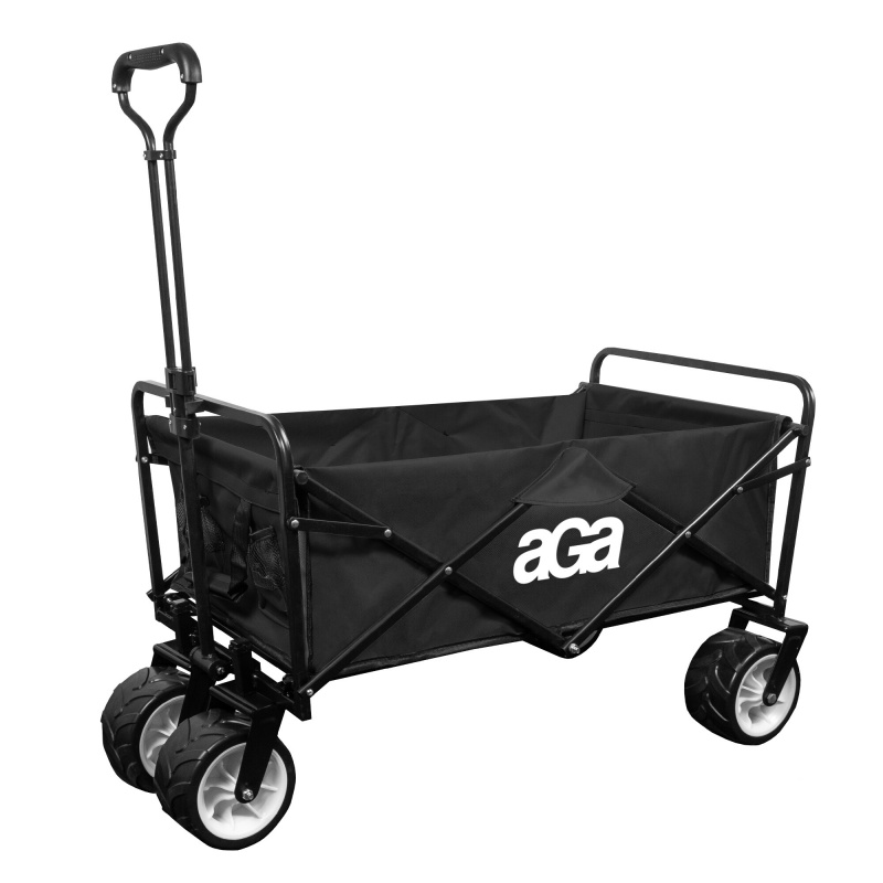 Wózek transportowy Aga K15211 95 x 54 x 98 cm MR4611 czarny