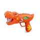 PISTOLET NA NABOJE PIANKOWE ZESTAW + 20 szt. naboi + tarcza dinozaur