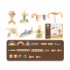 Aga4Kids Drewniane klocki konstrukcyjne DS5664