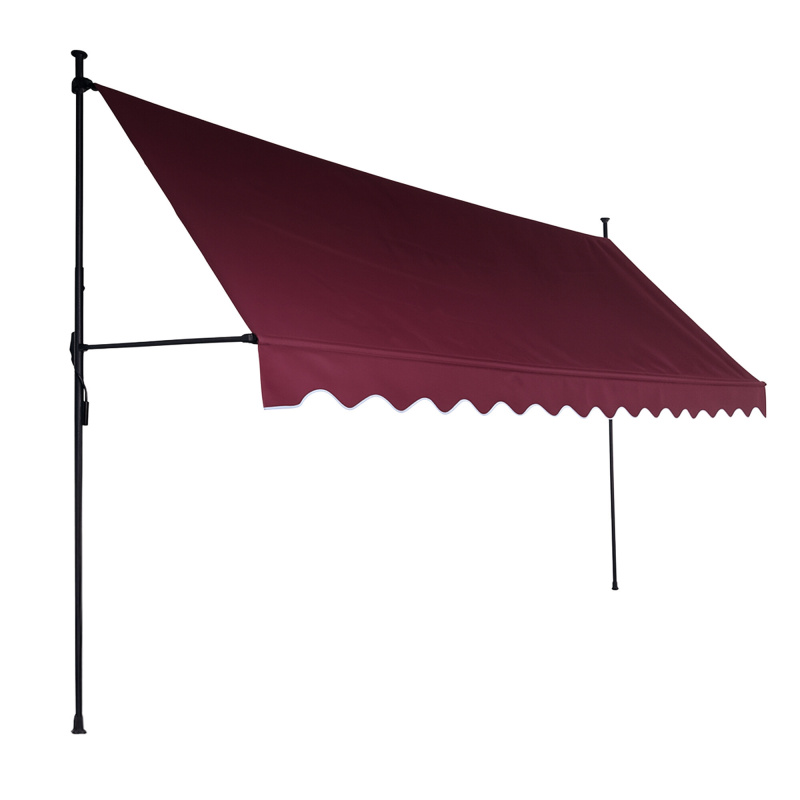 Aga Markiza teleskopowa 350x120 cm Burgund