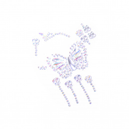 Aga4Kids Samoprzylepne cyrkonie DS8113BN