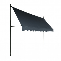Aga Markiza teleskopowa 300x120 cm Szara