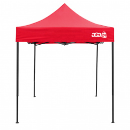 Aga Stoisko sprzedażowe bez boków 2x2 m Jasnoczerwony