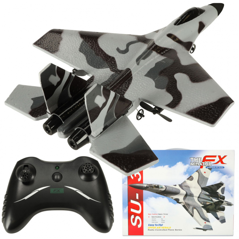 Samolot RC SU-35 odrzutowiec FX820 moro