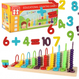Sorter drewniany liczydło nauka liczenia cyfry