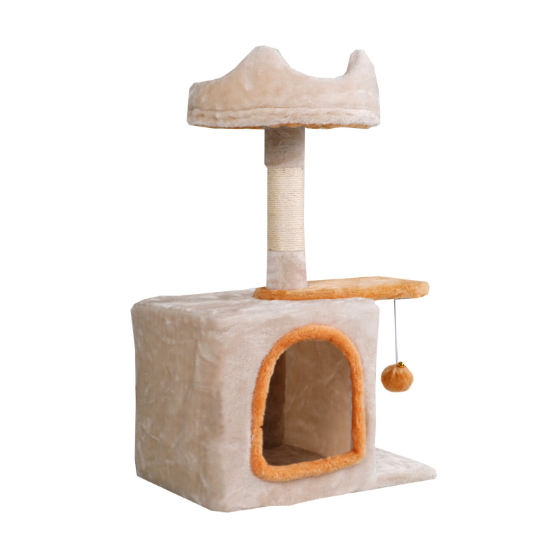 Aga Drapak dla kota 42x30x70 cm beżowy