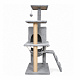 Aga Drapak dla kota 50x40x125 cm Szary
