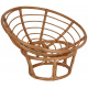 Aga Fotel rattanowy PAPASAN Ciemnoczerwony