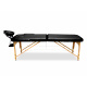 Aga Drewniane Składane łóżko do masażu + torba 185 x 70 cm MR6150 Czarny