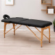 Aga Drewniane Składane łóżko do masażu + torba 185 x 70 cm MR6150 Czarny