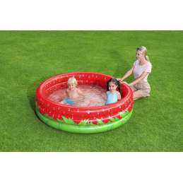 Basen Słodka Truskawka dla dzieci 2+ Brodzik 160x38cm BESTWAY + Łatka naprawcza