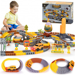 KOLEJKA POCIĄG TOR MEGA ZESTAW Dino 271 elementów