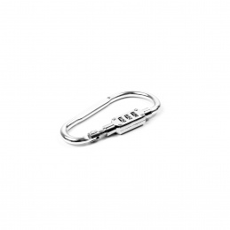Aga KŁÓDKA ZAMEK DO DRZWI Z SZYFREM 9x4,8 cm Srebrny