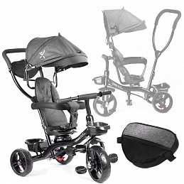 Aga Dětská tříkolka TRIKE FIX LITE šedá - 6DZ103 - II. JAKOST