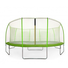 Aga SPORT FIT Trampolina 430 cm Jasnozielona + wewnętrzna siatka ochronna
