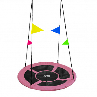 Bocianie gniazdo Aga K16150 110x160x110 cm różowe