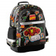 Zestaw Paso School plecak trzykomorowy + worek Iron Man