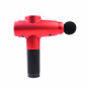 Aga Pistolet do masażu Masażer do ciała + Torba + Wymienne końcówki DS1606 Czerwony