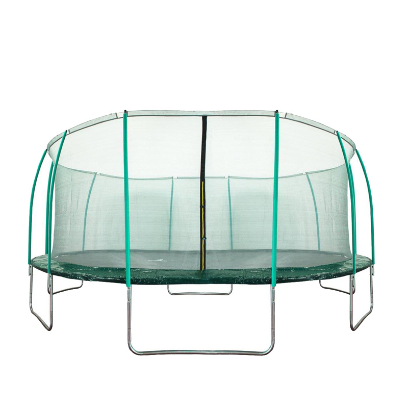 Aga SPORT FIT Trampolina 500 cm ciemnozielona + siatka ochronna wewnętrzna