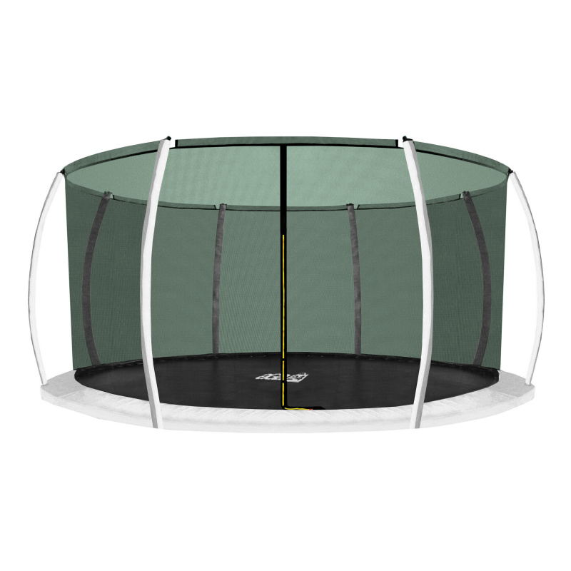 Aga siatka wewnętrzna do trampoliny 366 cm na 8 słupków z ringiem Ciemno zielona