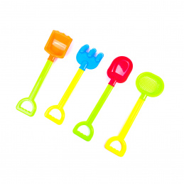 Aga4Kids Zestaw zabawek do piasku grabki i łopatki DS1029