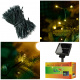 Lampki solarne łańcuch świetlny 20m 200LED ciepły