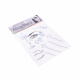 Aga4Kids Samoprzylepne cyrkonie DS8113BK
