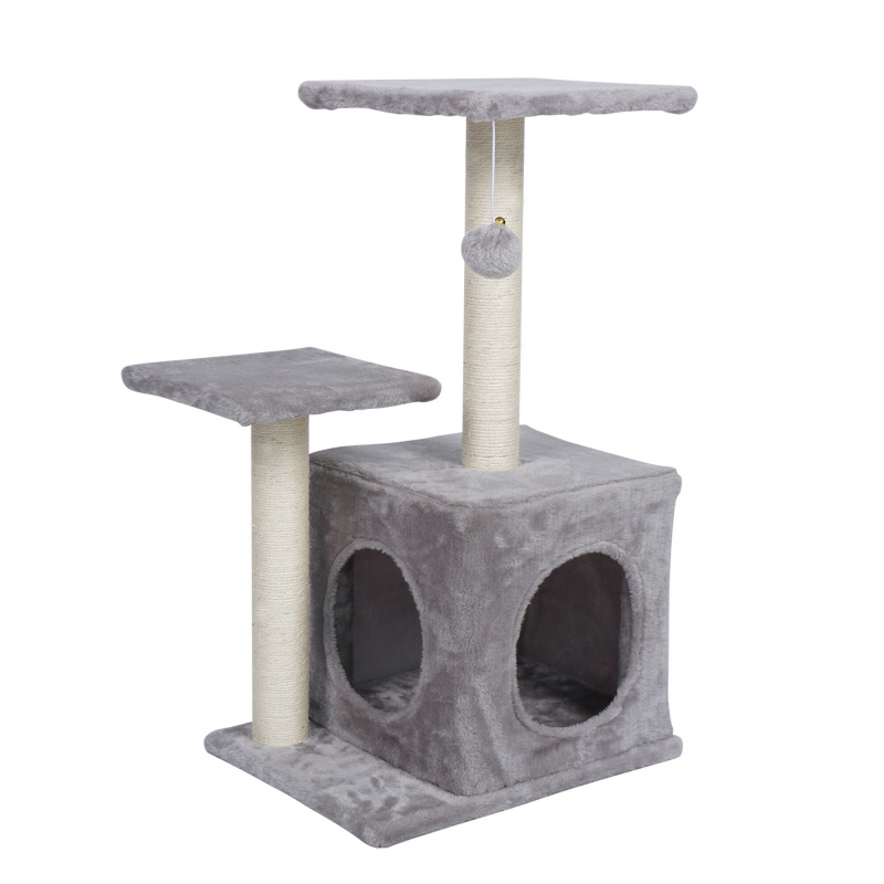 Aga Drapak dla kota 30x45x70 cm Szary