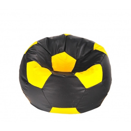 Aga Torba do siedzenia BALL XXXL żółto-czarna