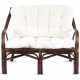 Aga Zestaw rattanowy BUTEO Choco White