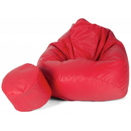 Aga Torba na sofę XXXL + podnóżek Czerwony