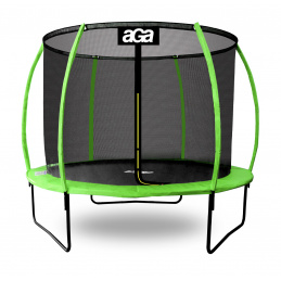 Aga SPORT EXCLUSIVE Trampolina 180 cm Jasnozielona + siatka zabezpieczająca
