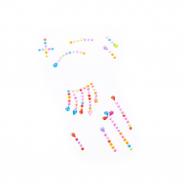 Aga4Kids Samoprzylepne cyrkonie DS8113BG