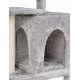 Aga Drapak dla kota 42x49x136 cm Szary