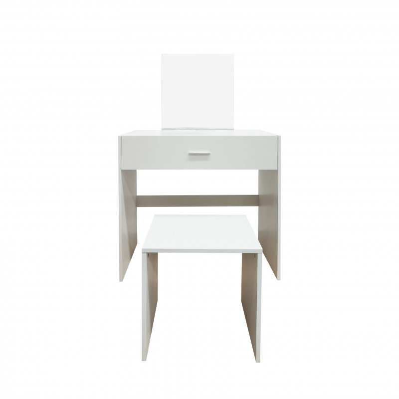 Aga TOALETKA kosmetyczna z LUSTREM TABORET MRDT13-MW